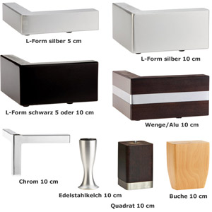 step 5 füsse für den unterbau
