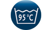 waschbar bis 95°C