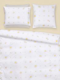 Christian Fischbacher Satin-Bettwäsche DAISY Set 155x220 + 80x80