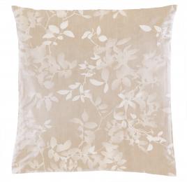 Christian Fischbacher Jacquard LEAVES ivoire verso 