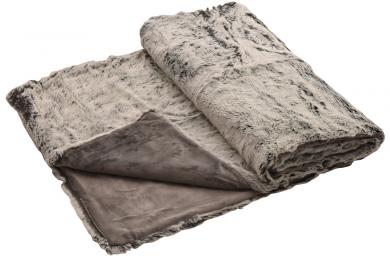 Eskimo Webpelzdecke Moscou silber Decke 150x200, 3700g