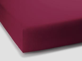 FORMESSE Bella Donna Jersey Spannbettlaken 140x190 - 160x220 Bordeaux 