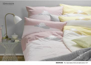 Graser Feinsatin-Bettwäsche SEEROSE 