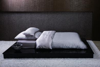 Sichou Seiden-Bettwäsche Trees Silver 200x220