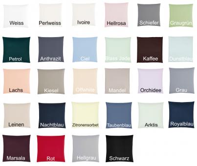 Christian Fischbacher Spannbettlaken Satin 105 100x200 cm | 15 cm