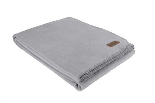 Eskimo Kuscheldecke Edelvelours silber 