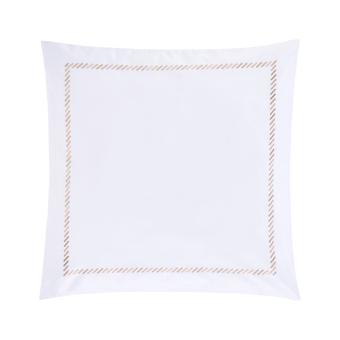 Christian Fischbacher Satin Luxury gold RAYAS taubenblau 