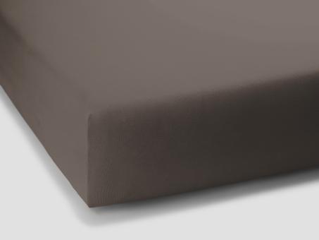FORMESSE Bella Donna Jersey Spannbettlaken 90x190 - 100x220 Trüffel 