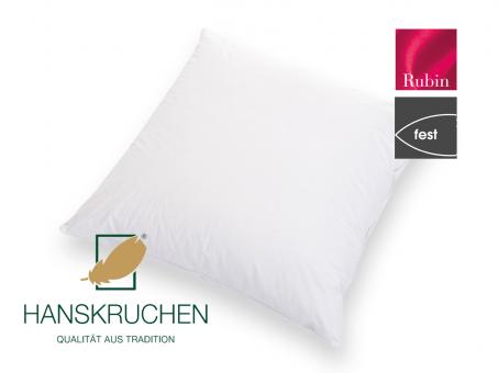 HANSKRUCHEN Daunenkissen RUBIN fest 