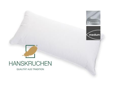 HANSKRUCHEN Daunenkissen DIAMANT mittel 