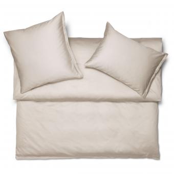 Schlossberg Satin Noblesse uni sable Kissen 80x40