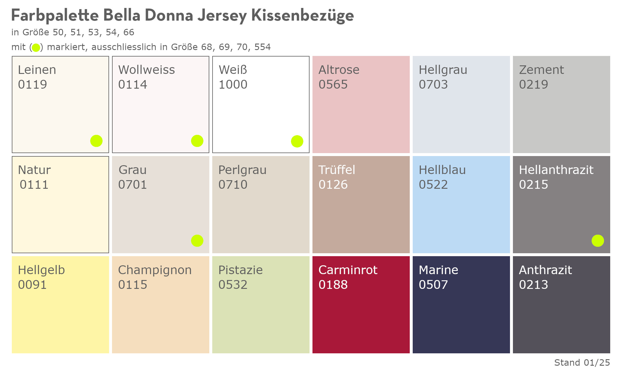 Formesse Bella Donna Jersey Kissenbezug (2 Stk.) 80x80 cm