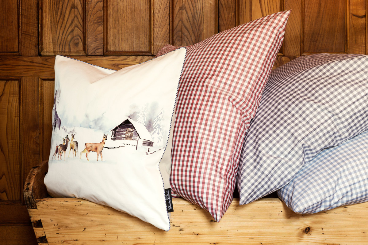 Christian Fischbacher Bettwäsche VICHY rot 