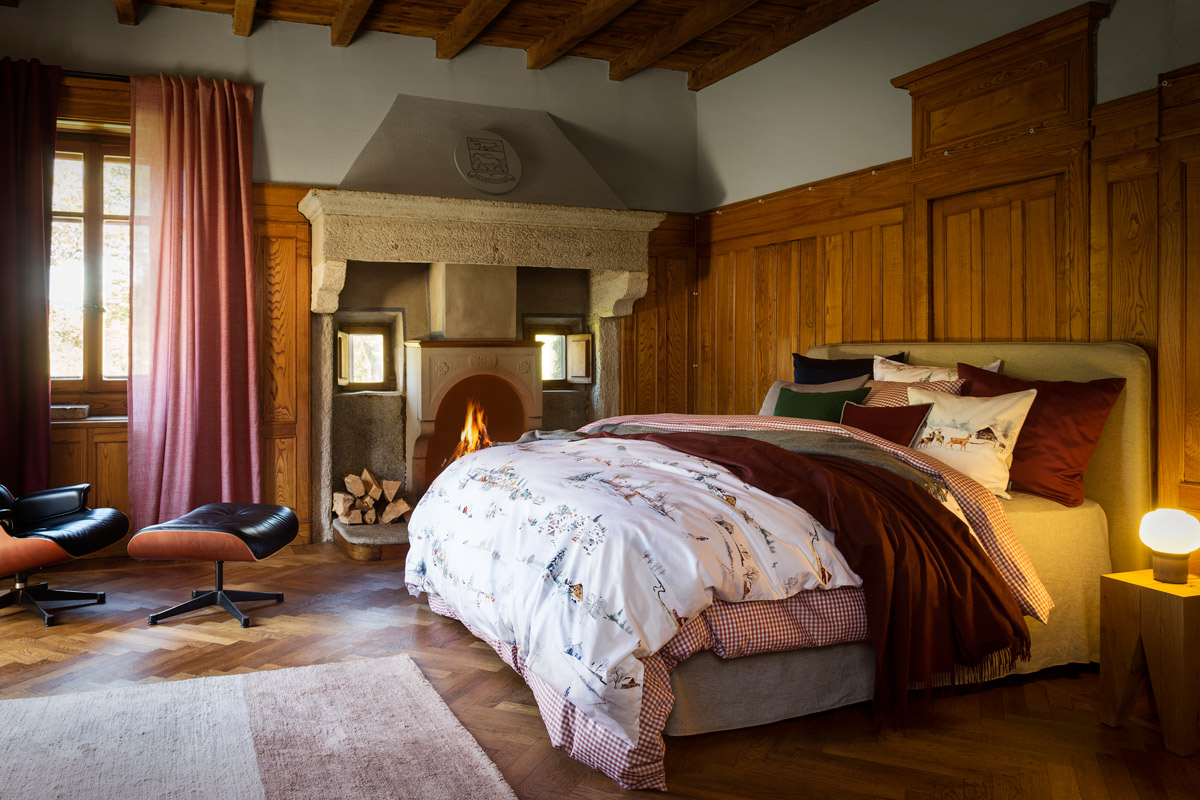 Christian Fischbacher Bettwäsche VICHY rot 