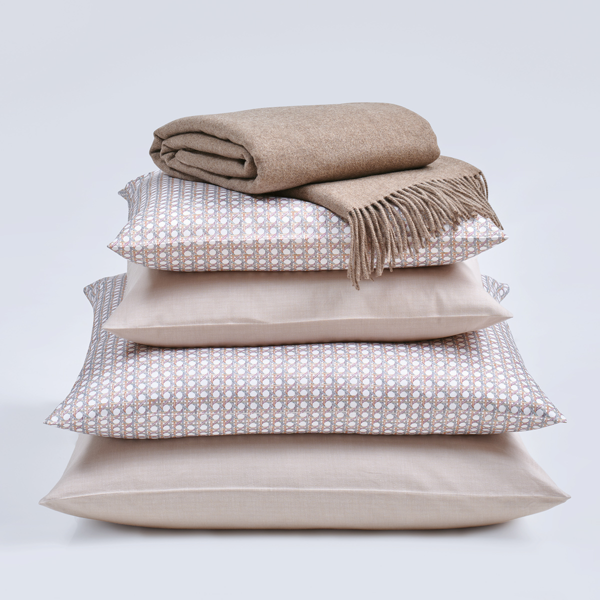 Christian Fischbacher Flanell Beige 